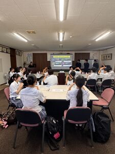 富山県立南砺福野高等学校 普通科の生徒さんが当社を訪問!